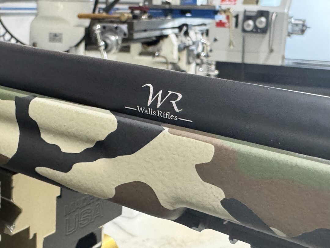 6.5PRC / Impact NBK action/ Manners PH in custom painted Woodland BDU camo - Image 2