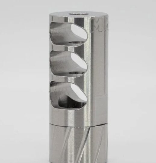 Meraki Machine M1 Self Timing Brake 30 cal 1/2X28 STAINLESS FINISH