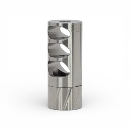 Meraki Machine M1 Self Timing Brake 30 cal 1/2X28 STAINLESS FINISH